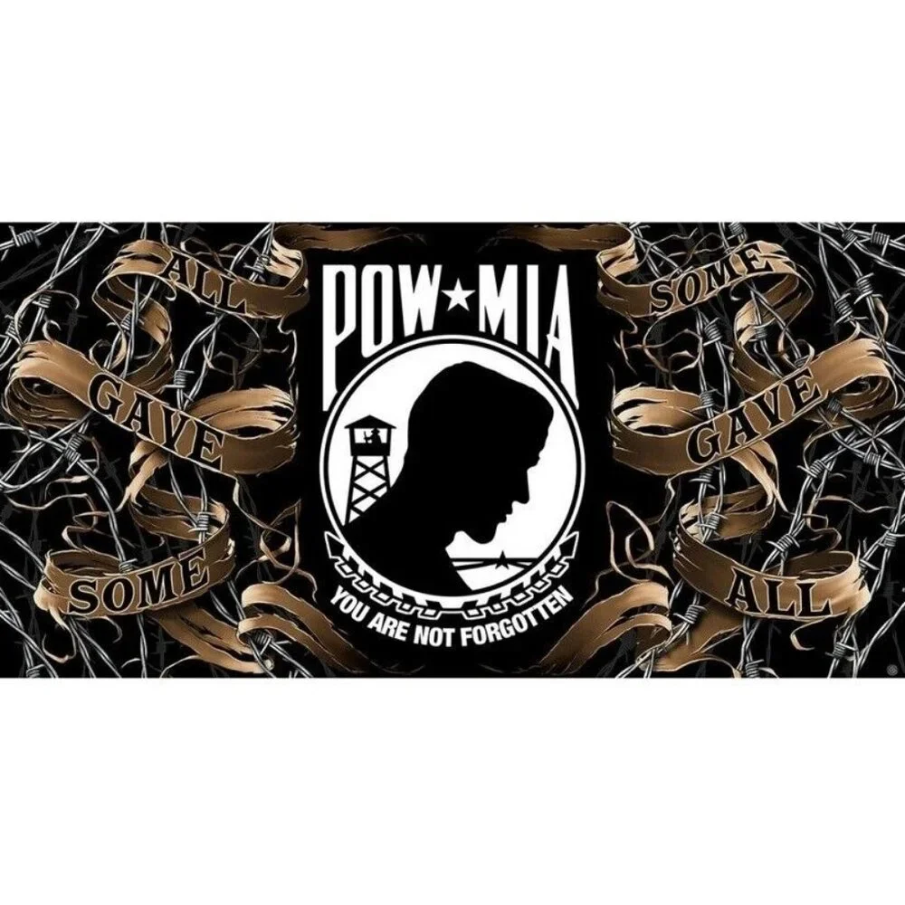 New POW MIA Beach Bath Pool Gift Towel Army Marines US Military Veteran American